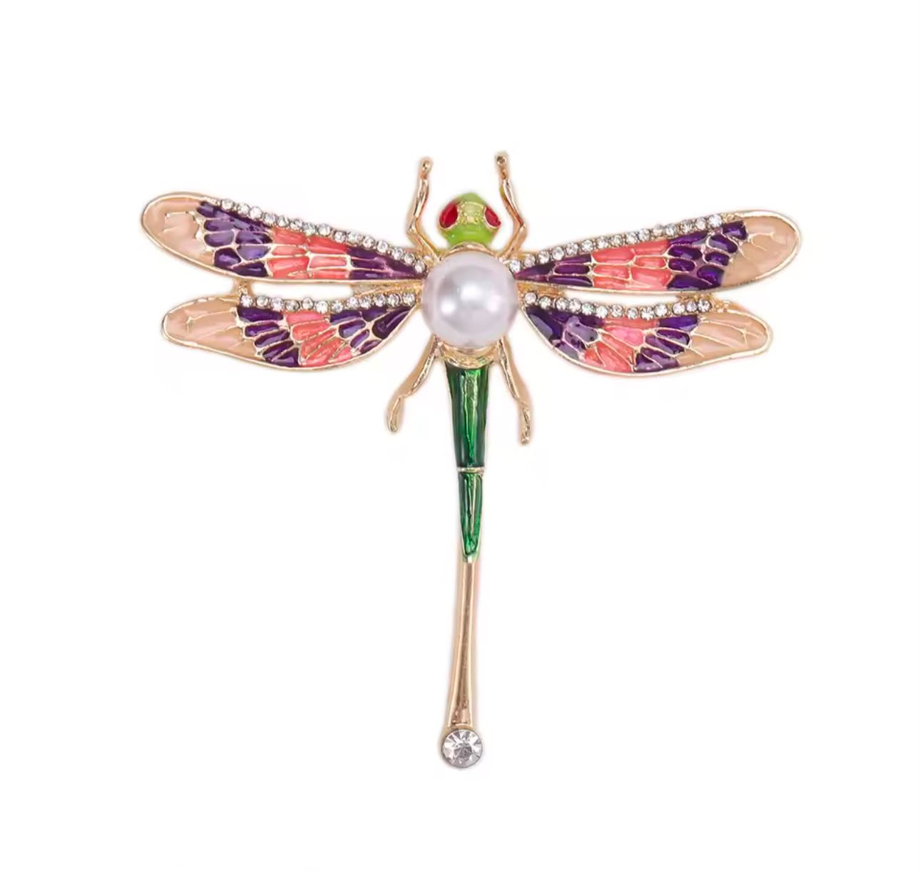 Broche Libélula Clássica Elegante