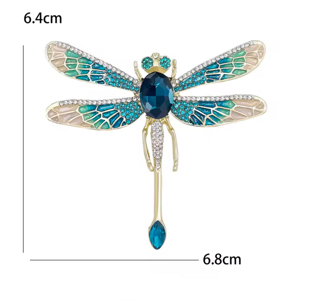 Broche Libélula Clássica Elegante
