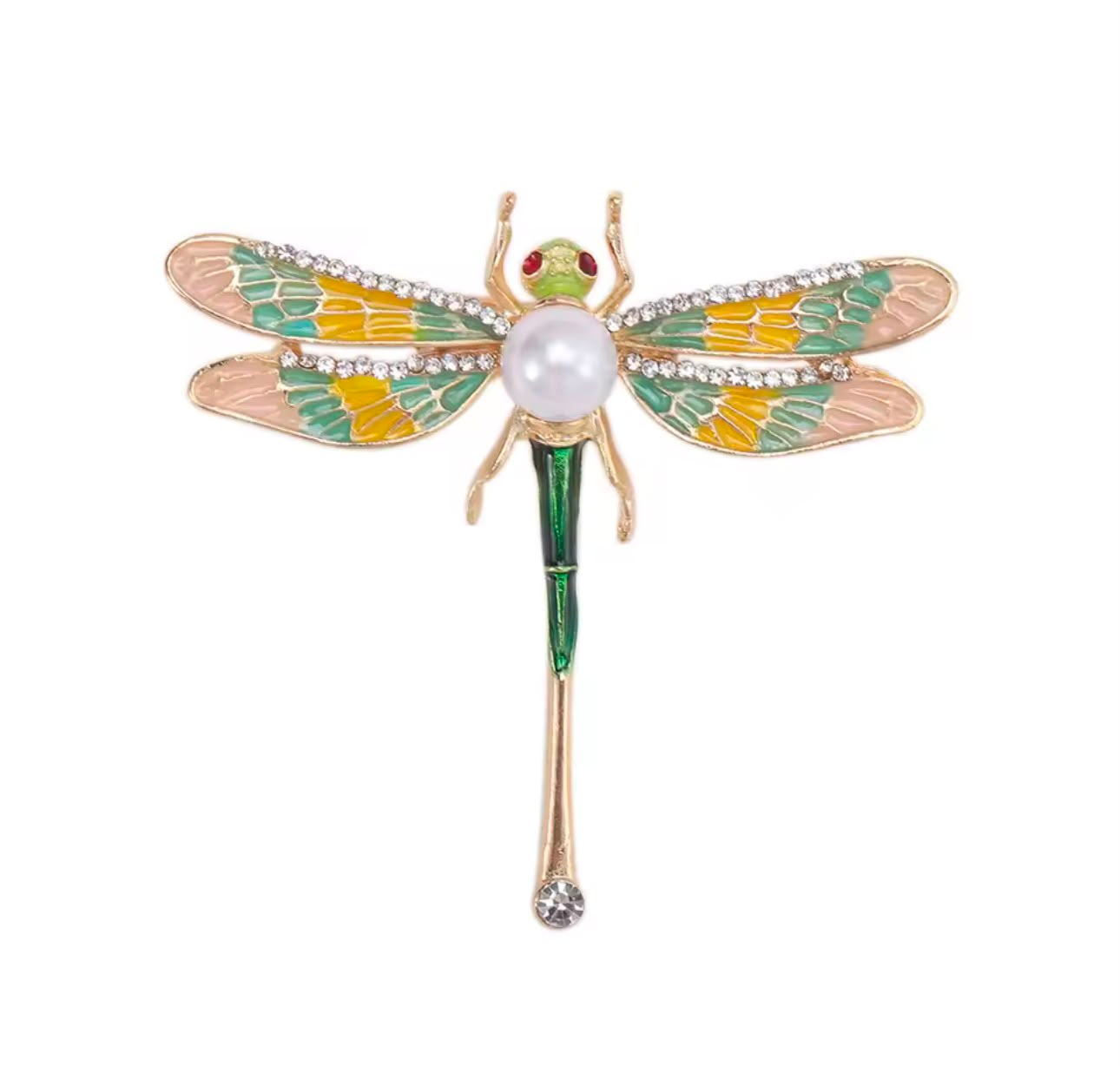 Broche Libélula Clássica Elegante