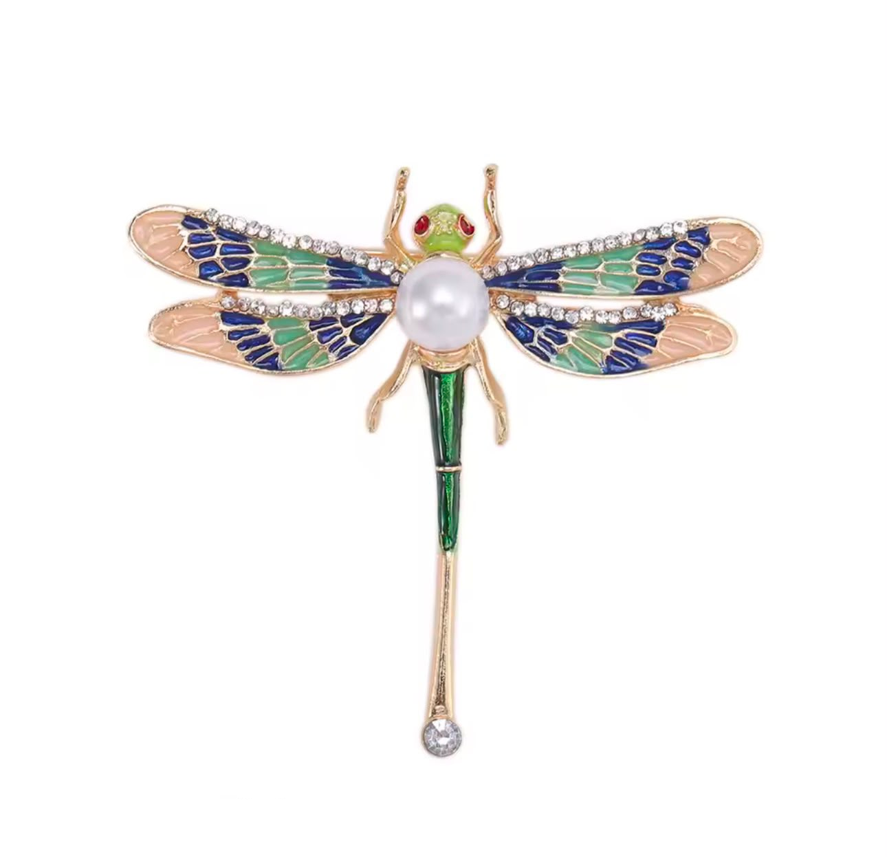 Broche Libélula Clássica Elegante