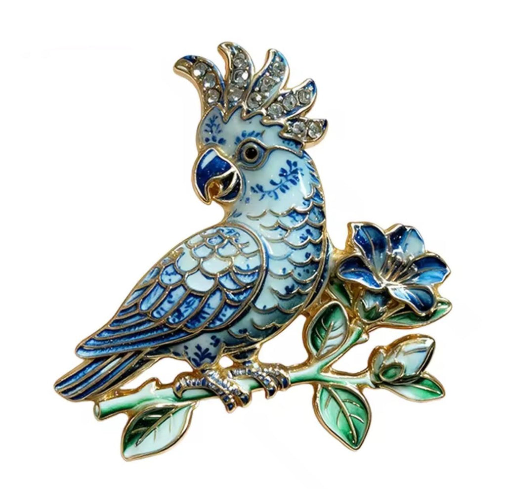 Broche Estilo Lusitano com Strass Elegante Feminino