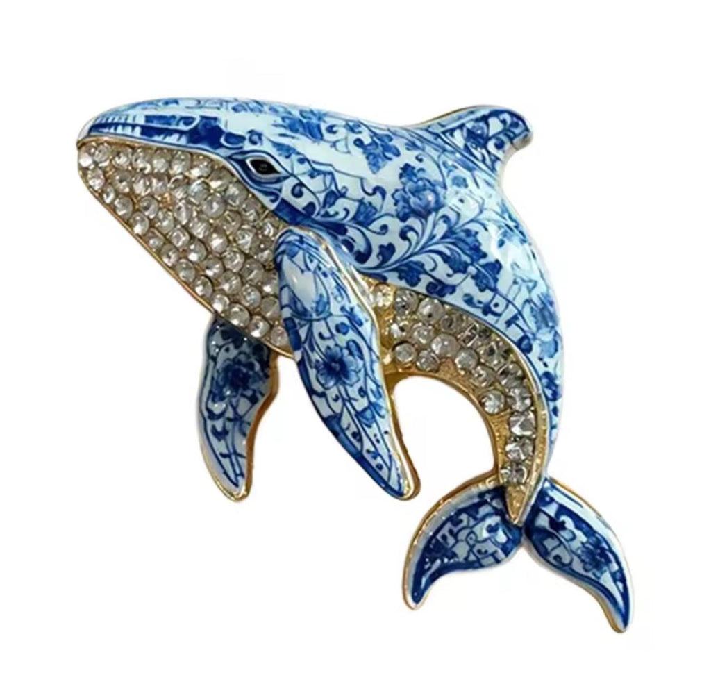 Broche Estilo Lusitano com Strass Elegante Feminino