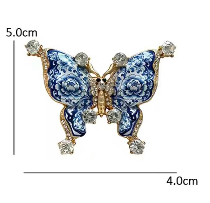 Broche Estilo Luzitano com Strass Elegante Feminino