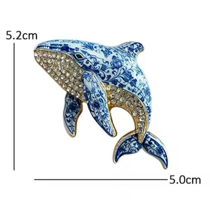 Broche Estilo Luzitano com Strass Elegante Feminino