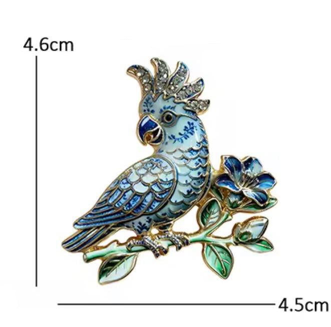 Broche Estilo Luzitano com Strass Elegante Feminino