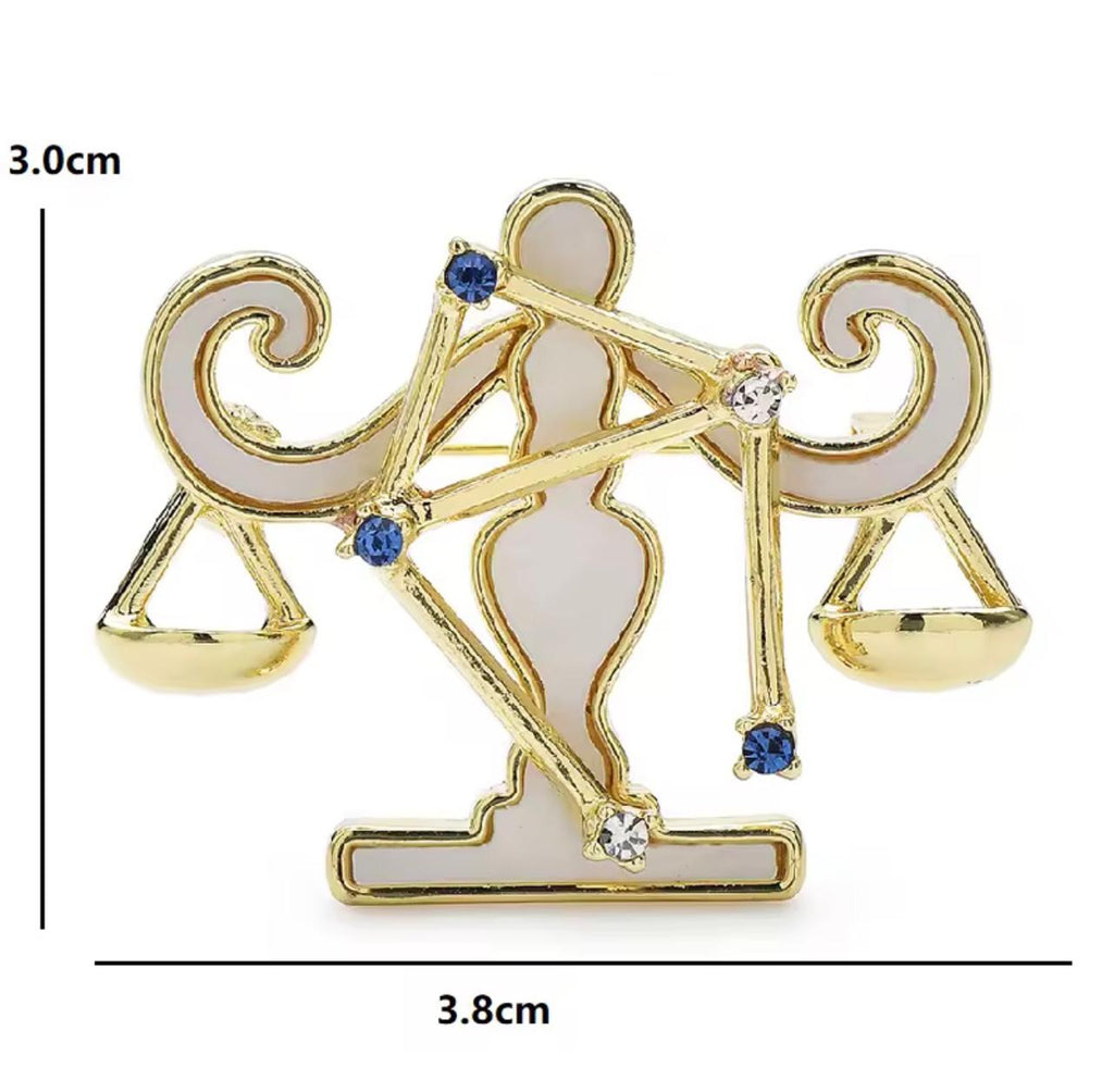 Broche Zodíaco Luxo