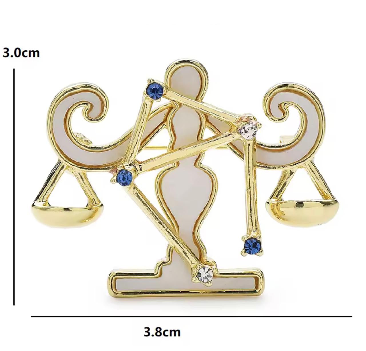 Broche Zodíaco Luxo