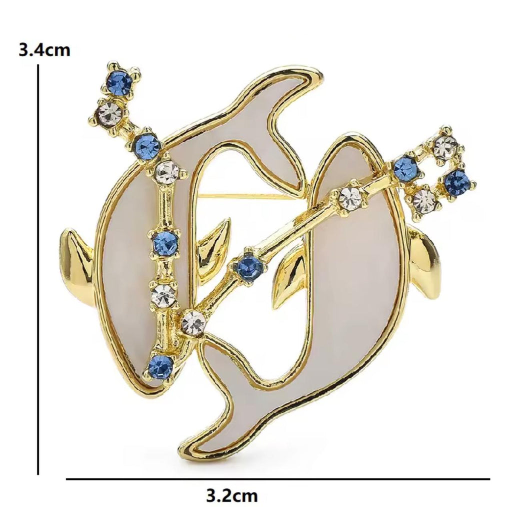 Broche Zodíaco Luxo
