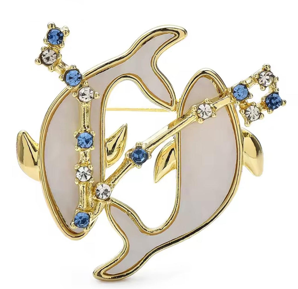 Broche Zodíaco Luxo