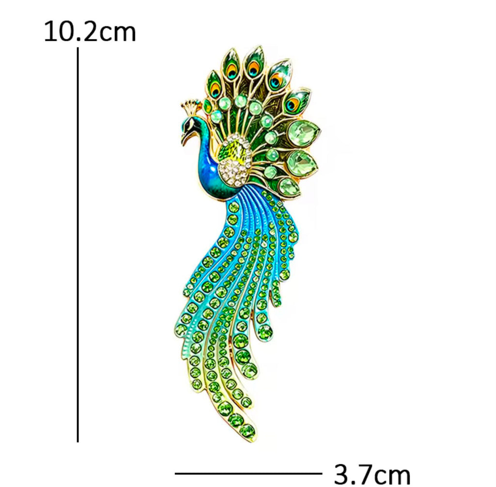 Broche Pavão Luxo