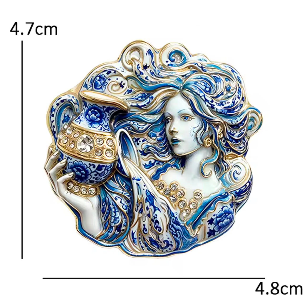Broche Zodíaco com Strass