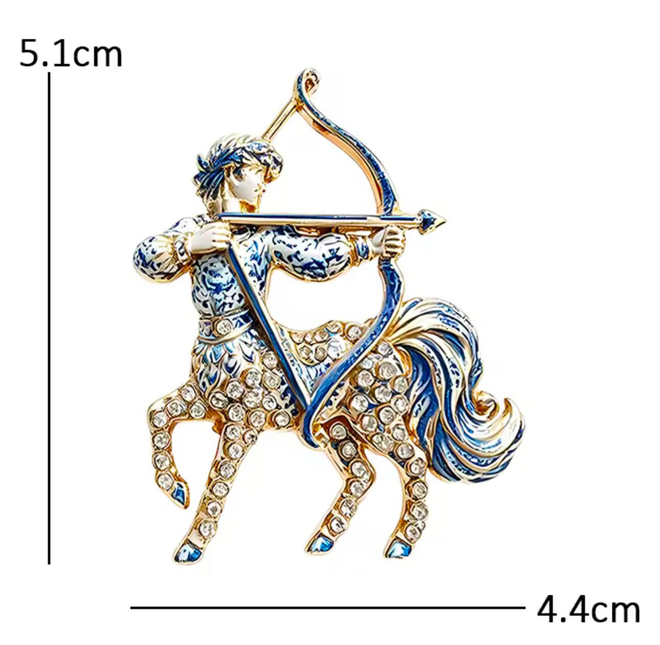 Broche Zodíaco com Strass