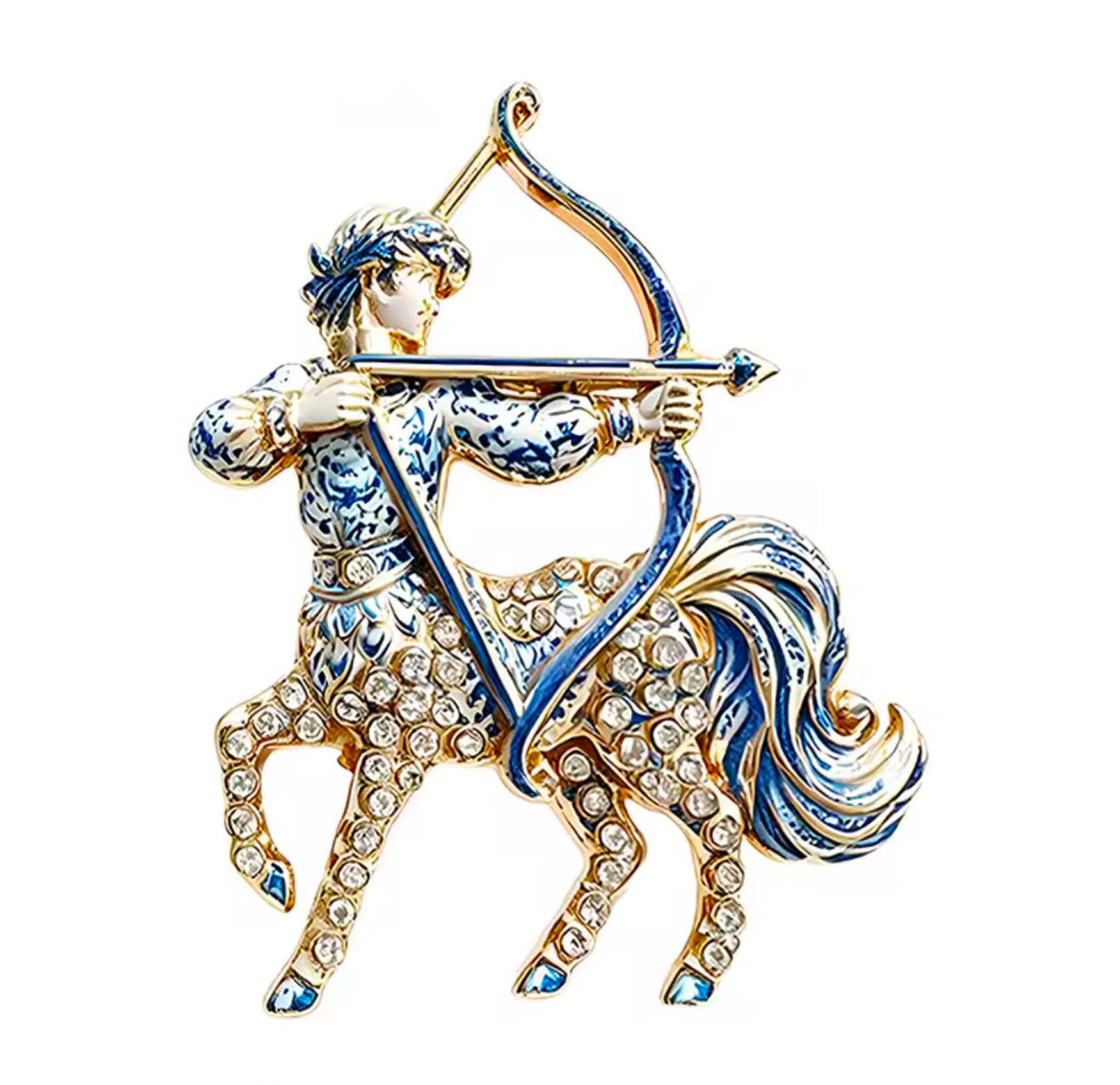 Broche Zodíaco com Strass