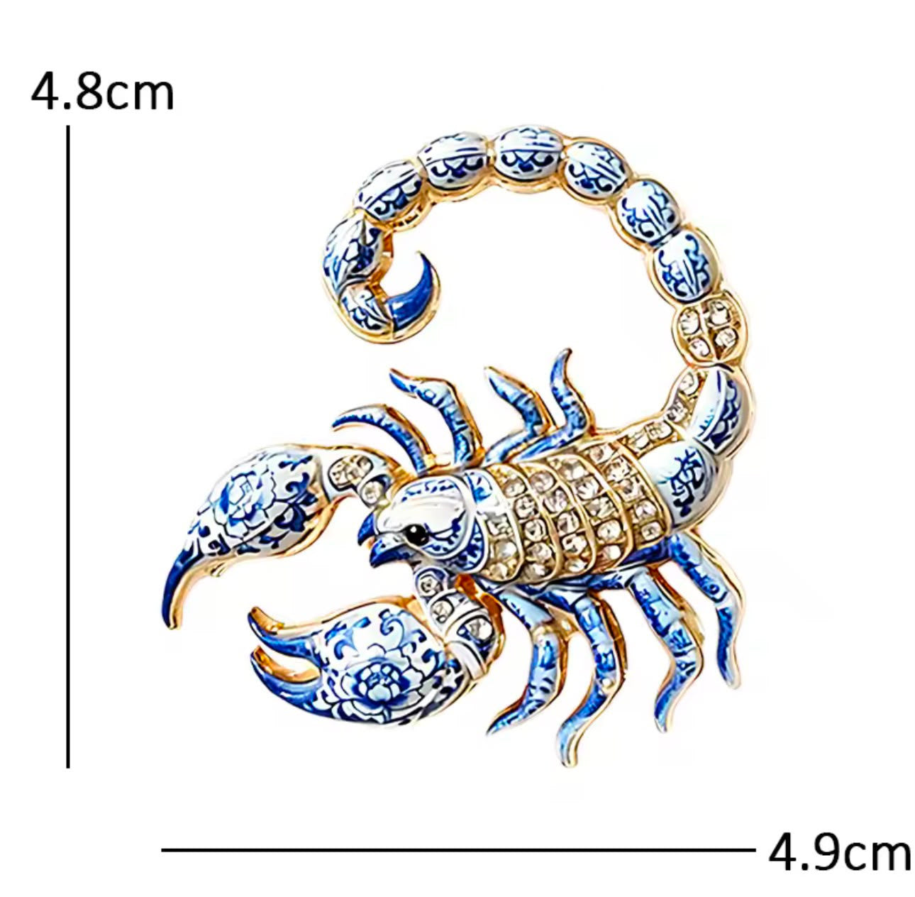 Broche Zodíaco com Strass
