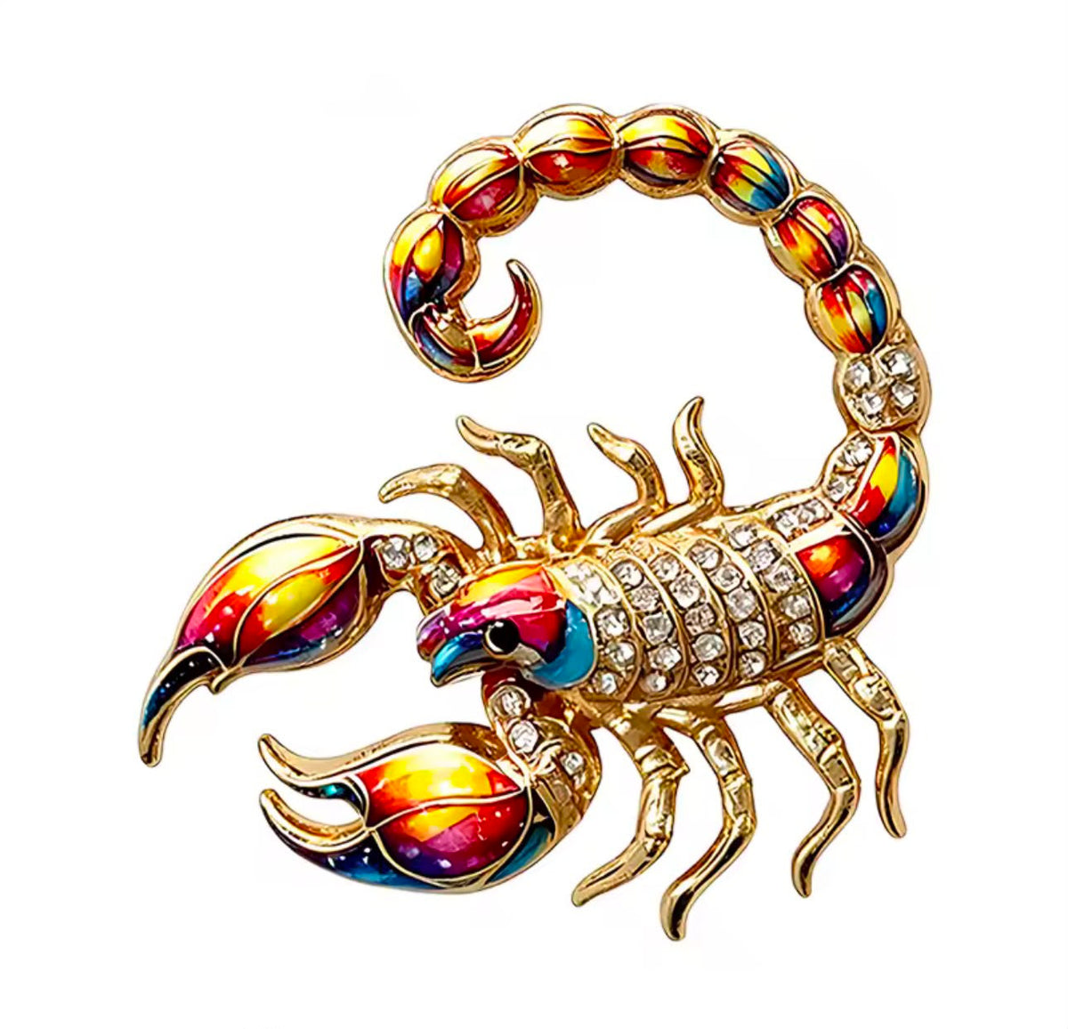 Broche Zodíaco com Strass