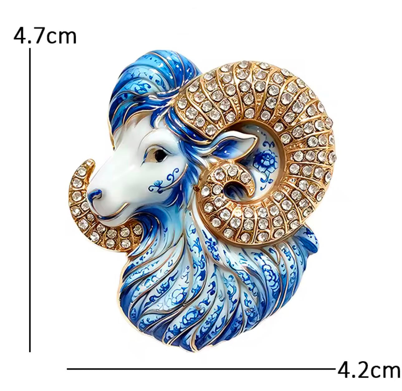 Broche Zodíaco com Strass