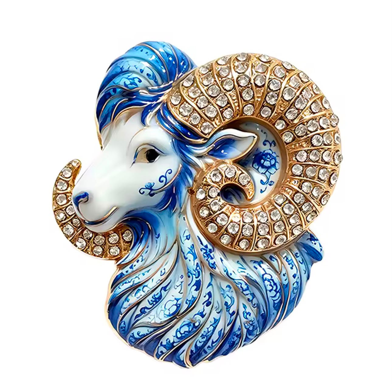 Broche Zodíaco com Strass