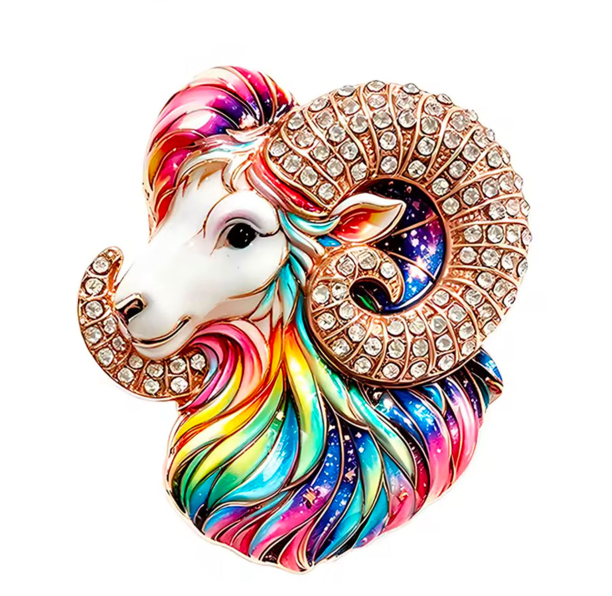 Broche Zodíaco com Strass