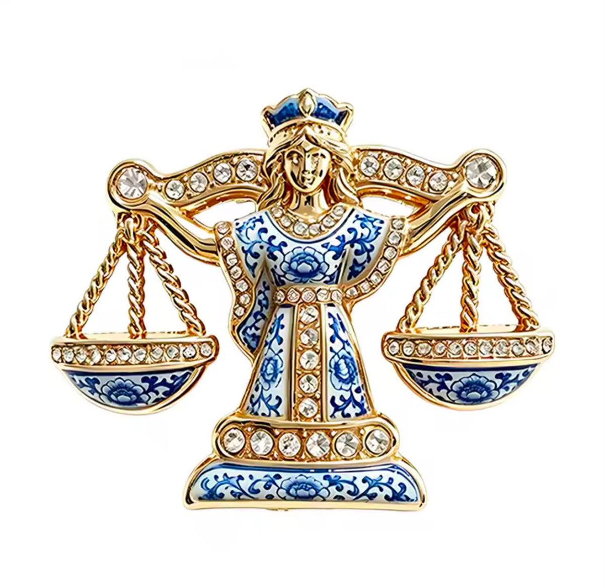 Broche Zodíaco com Strass