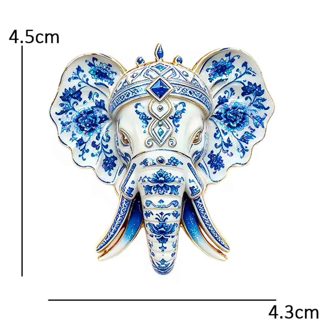 Broche Estilo Lusitano com Strass Elegante Feminino