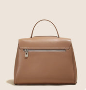 Bolsa de Couro Feminina de Luxo com Grande Capacidade