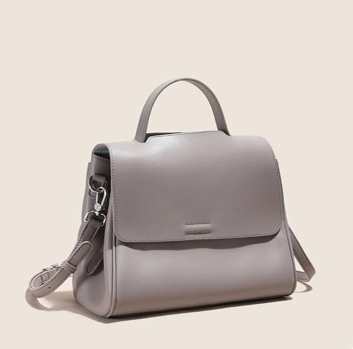 Bolsa de Couro Feminina de Luxo com Grande Capacidade