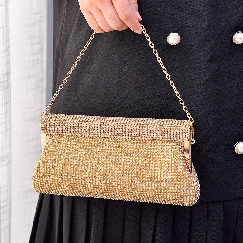 Clutch de Cristais Elegante
