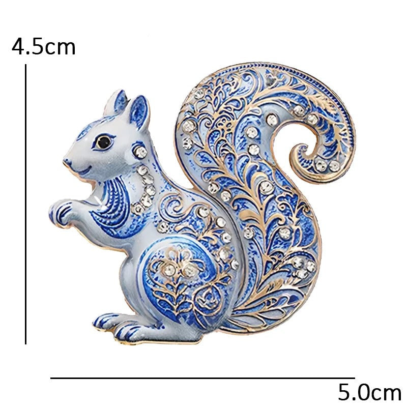Broche Estilo Luzitano com Strass Elegante Feminino