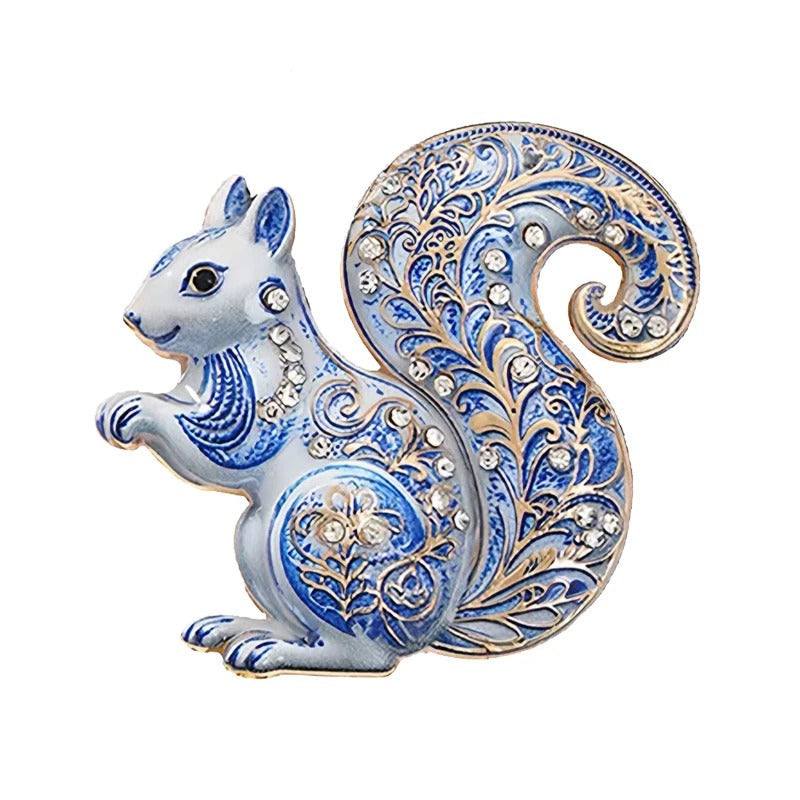 Broche Estilo Lusitano com Strass Elegante Feminino