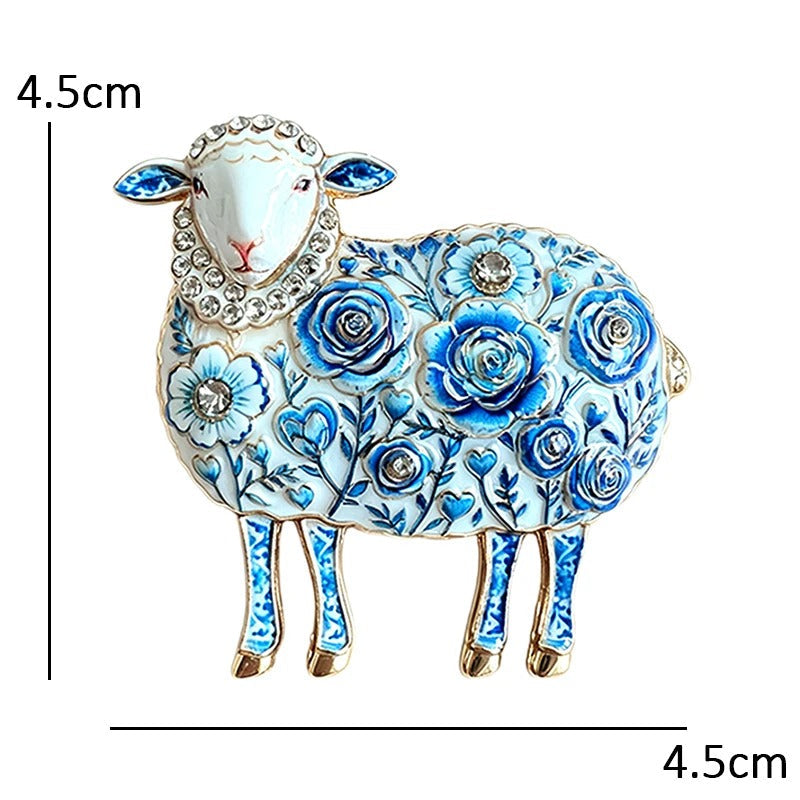 Broche Estilo Lusitano com Strass Elegante Feminino