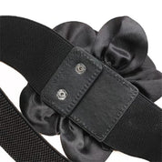 Cinto Feminino Elegante com Flores em Relevo