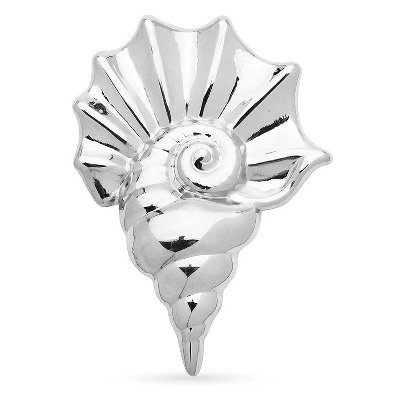 Broche Concha Metálica Elegante