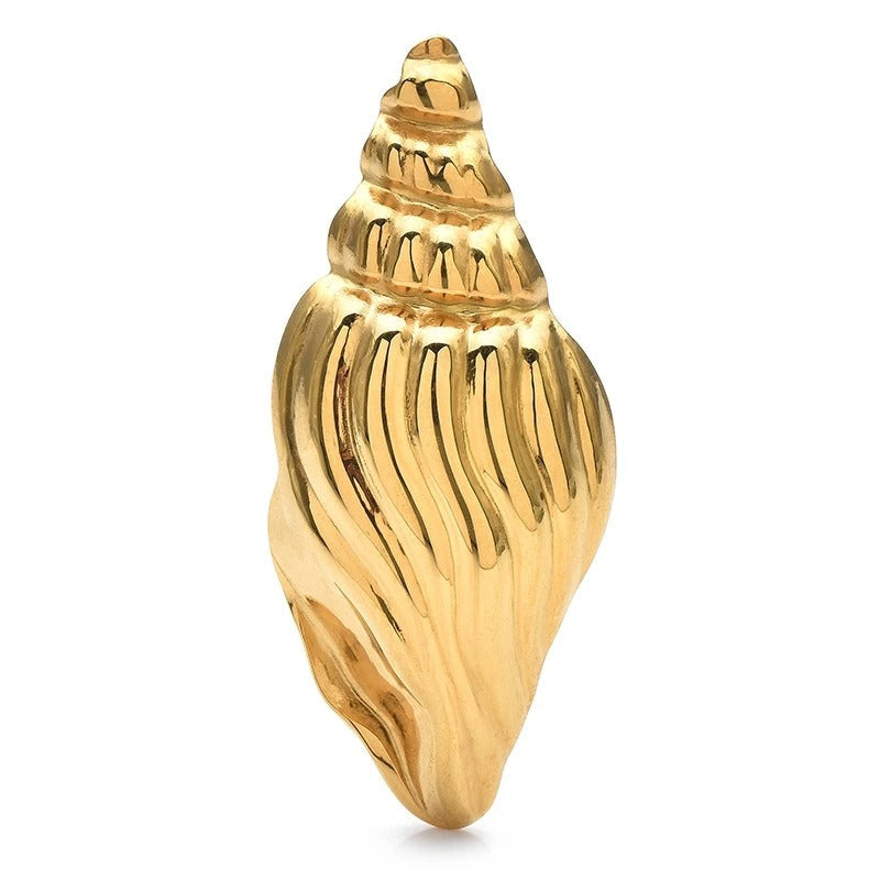 Broche Concha Metálica Elegante