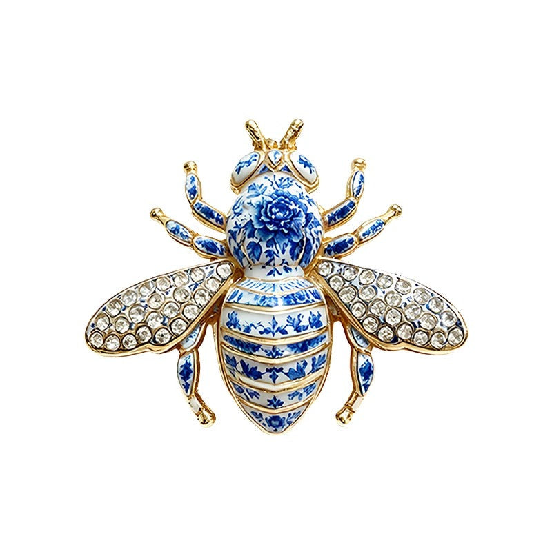 Broche Estilo Lusitano com Strass Elegante Feminino